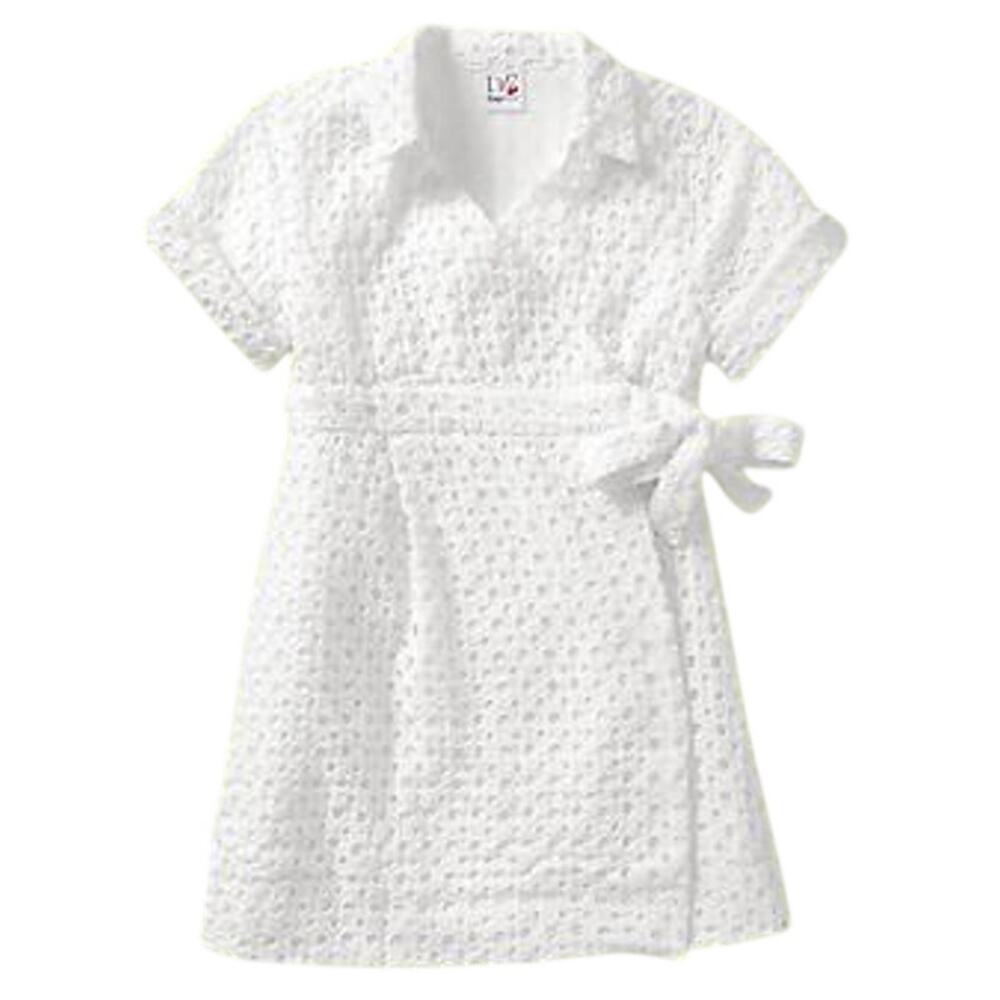 DVF  Diane von Furstenberg for babyGap Eyelet Wrap Dress